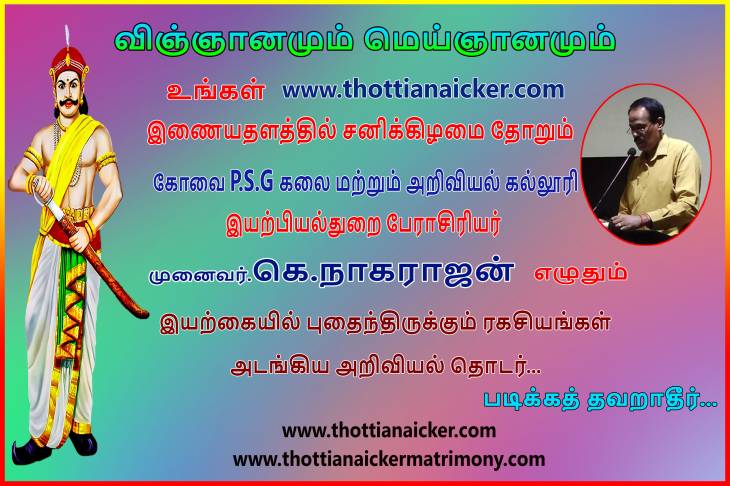 பேராசிரியர் நாகராஜன் எழுதும் விஞ்ஞானமும், மெய்ஞானமும் – பகுதி 4